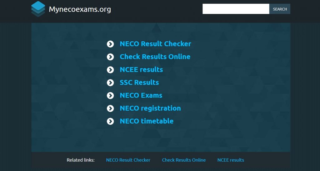 NECO Registration Form 2022 Internal Application Portal Procedures