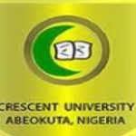 My Logo :Crescent University Post UTME Form
