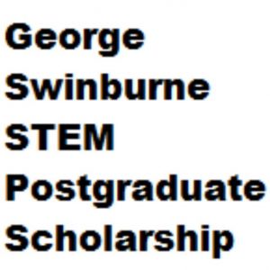 My logo: George Swinburne STEM Postgraduate Scholarship