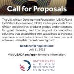 USADF Ekiti Govt Agriculture Grant of US$50,000- US$250,000 2022 Application Process – usadf.gov