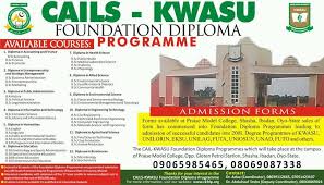 My Logo : cails kwasu foundation diploma programme admission form