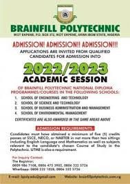 My Logo : Brainfill Polytechnic Admission Form