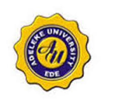 My Logo : Adeleke University Admission List