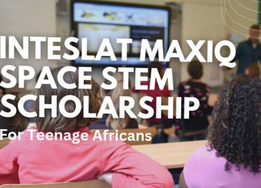 My Logo: Intelsat MaxIQ Space STEM Scholarship For Teenage Africans 2024 Portal