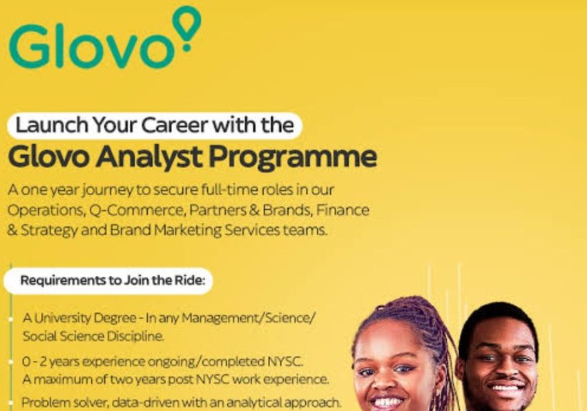 My Logo: Glovo Analyst Program Nigerian Graduates 2024 Portal