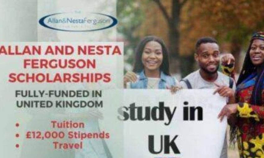 My Logo: Allan and Nesta Ferguson Scholarships for African Students to study in UK